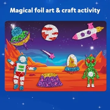 Skillmatics Mess-Free Art & Craft for Kids - Foil Fun Space