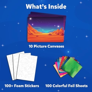 Skillmatics Mess-Free Art & Craft for Kids - Foil Fun Space