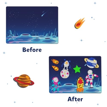 Skillmatics Mess-Free Art & Craft for Kids - Foil Fun Space