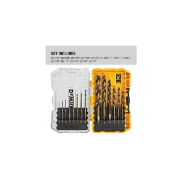 DEWALT 14-Piece Drill Bit Set for Versatile Applications