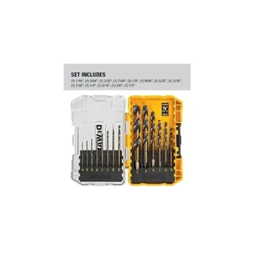 DEWALT 14-Piece Drill Bit Set for Versatile Applications