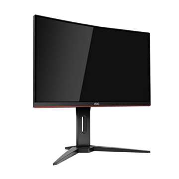 AOC C27G1 27in Curved Frameless Gaming Monitor FHD 1920x1080, 1800R, VA 1ms MPRT, 144Hz, FreeSync, D...