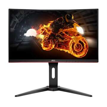 AOC 27in Curved FHD Gaming Monitor 144Hz 1ms FreeSync