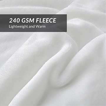 Bedsure Twin Size Fleece Blanket - Soft Warm Cozy Lightweight