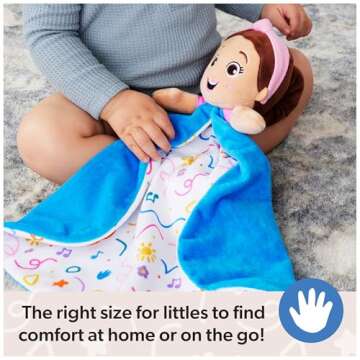 Ms. Rachel Official Huggable Lovey, Double Sided, Machine Washable Security Blankets for Babies Ages 0-1+