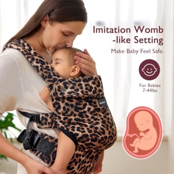 Momcozy Ergonomic Baby Carrier for Comfortable Hands-Free Parenting