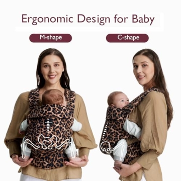 Momcozy Ergonomic Baby Carrier for Comfortable Hands-Free Parenting