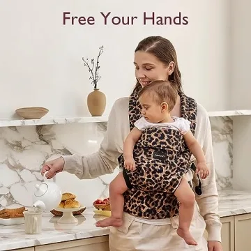 Momcozy Ergonomic Baby Carrier for Comfortable Hands-Free Parenting