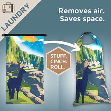 Large Packing Cubes for Travel-Extra Large Luggage Organizers 7 Piece Set-Ultralight, Expandable/Compression Bags for Clothes by TRIPPED Travel Gear (Bucketlist)