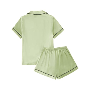 LYANER Satin Pajama Set - Elegant Sleepwear for Women