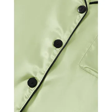 LYANER Satin Pajama Set - Elegant Sleepwear for Women