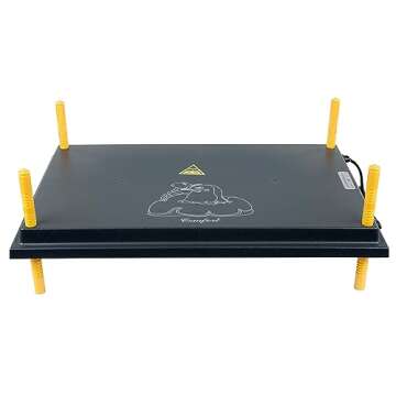 Rural365 Chick Heating Plate Brooder Plate - 16x24in Brooder Heat Plate for Chicks and Ducklings with Adjustable Height