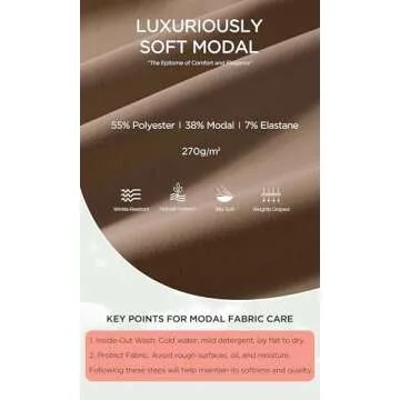 ODODOS Women's Modal Soft Classic Pants Mid Rise Pull-On Lounge Casual Work Pants with Pockets, Nutria, Small