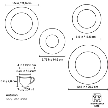 Lenox Autumn 5-Piece Place Setting for Elegant Dining
