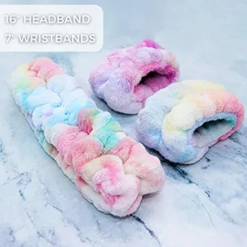 FROG SAC Rainbow Tie Dye Headband & Wristbands