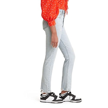 Levi's Women's 501 Skinny Jeans in Ojai Snow-Light Indigo