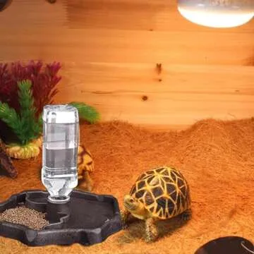 Tfwadmx 9oz Reptile Water Bottle Automatic Feeders