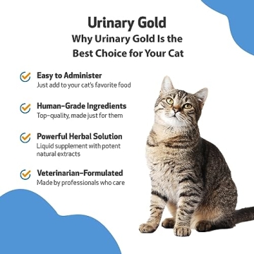 Pet Wellbeing Urinary Gold for Cats 2 oz - Urinary Health Support
