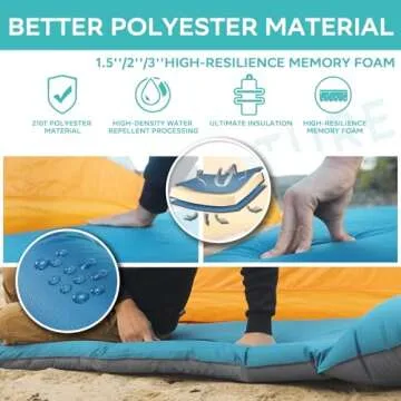 Clostnature Self Inflating Sleeping Pad for Camping