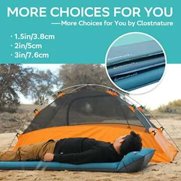 Clostnature Self Inflating Sleeping Pad for Camping