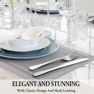 Elegant 24 Pcs Silverware Set Perfect for Every Occasion