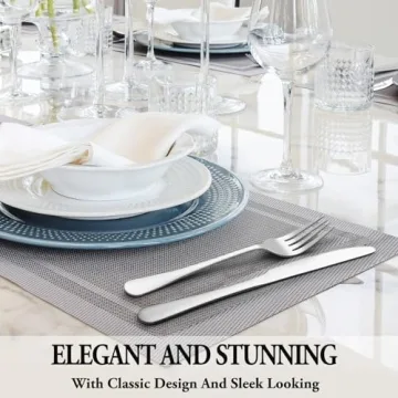 Elegant 24 Pcs Silverware Set Perfect for Every Occasion
