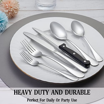 Elegant 24 Pcs Silverware Set Perfect for Every Occasion