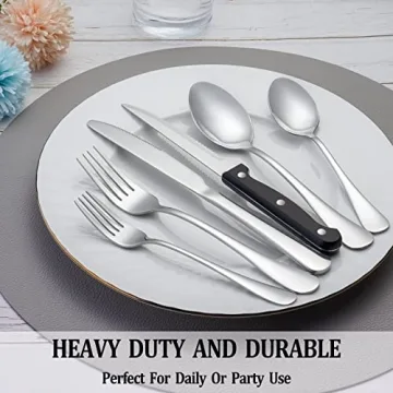 Elegant 24 Pcs Silverware Set Perfect for Every Occasion