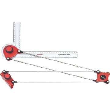 Drafting-Arm-Vintage-Board Master-Drafting-Machine Mini Drafter & Cover Mini Drafter - Professional ...