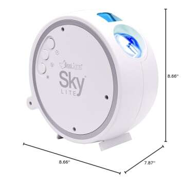 BlissLights Sky Lite (Refurbished) LED Laser Star Projector, Galaxy Lighting, Nebula Lamp (Blue Stars)