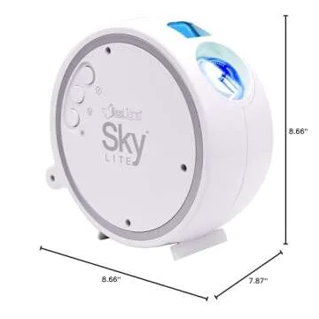 BlissLights Sky Lite (Refurbished) LED Laser Star Projector, Galaxy Lighting, Nebula Lamp (Blue Stars)