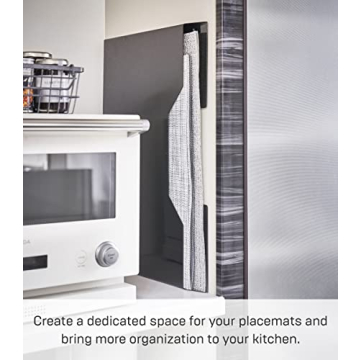 Stylish Yamazaki Magnetic Placemat Holder for Organized Kitchens