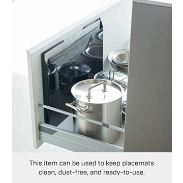 Stylish Yamazaki Magnetic Placemat Holder for Organized Kitchens