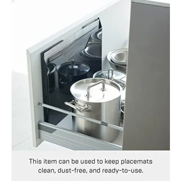 Stylish Yamazaki Magnetic Placemat Holder for Organized Kitchens