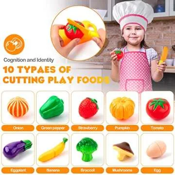 Tigerhu 26PCS Play Kitchen Set for Kids Cooking Fun