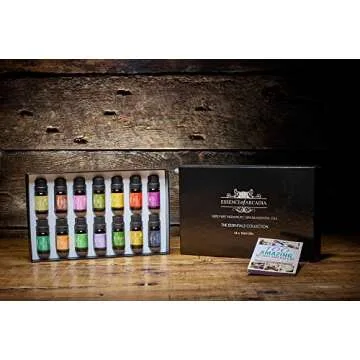 Set of Top 14 Aromatherapy Essential Oils 100% Pure (10ml Each) - Therapeutic Grade Oil (downloadable Diffuser Recipe Book) Ideal for Massage, Diffusers, Humidifiers + Perfect Gifts for All