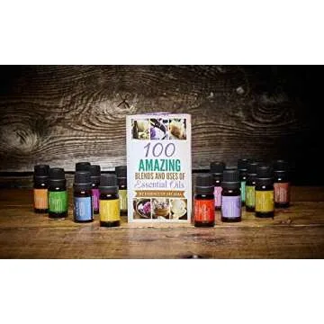 Set of Top 14 Aromatherapy Essential Oils 100% Pure (10ml Each) - Therapeutic Grade Oil (downloadable Diffuser Recipe Book) Ideal for Massage, Diffusers, Humidifiers + Perfect Gifts for All