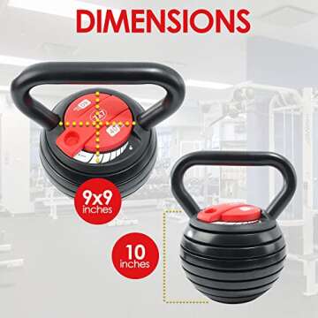 Adjustable Kettlebell Set for Strength Training