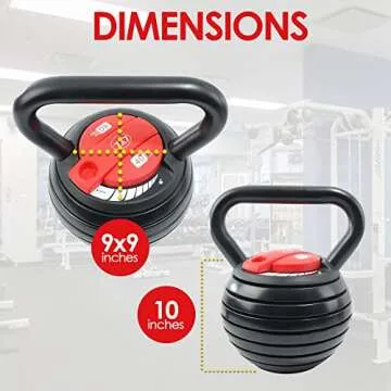 Adjustable Kettlebell Set for Strength Training