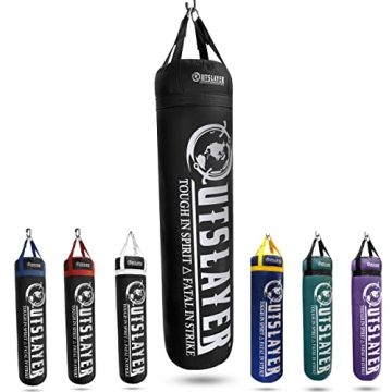 Premium Outslayer Filled Punching Bag for Boxing Training – 100 Pound Heavy Bag Made in USA