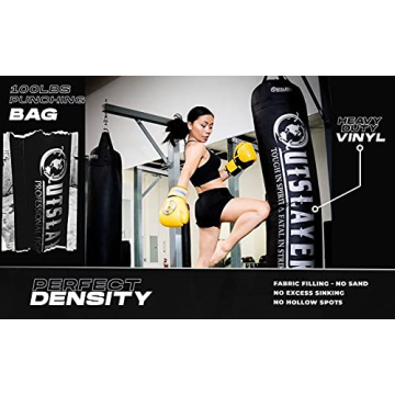 Outslayer 100 Pound Filled Heavy Punching Bag for MMA