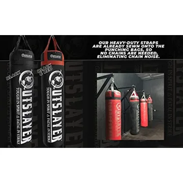 Outslayer 100 Pound Filled Heavy Punching Bag for MMA