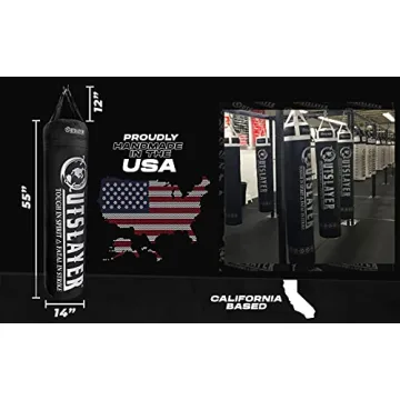 Outslayer 100 Pound Filled Heavy Punching Bag for MMA