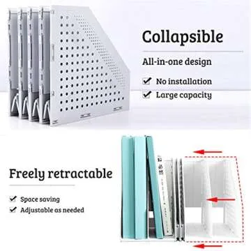 SAYEEC Collapsible File Organizer - Neat & Space-Saving