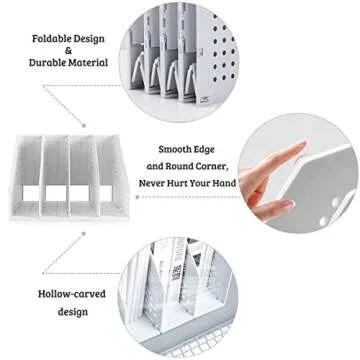 SAYEEC Collapsible File Organizer - Neat & Space-Saving