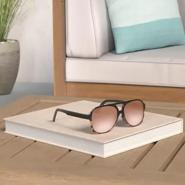 YDAOWKN Stylish UV400 Retro Aviator Sunglasses