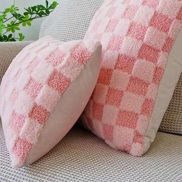 SKXKJian Plush Faux Fur Decorative Pillow Covers