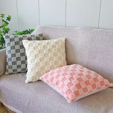 SKXKJian Plush Faux Fur Decorative Pillow Covers