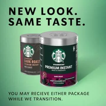 Starbucks Premium Instant Coffee, Dark Roast, 100% Arabica Beans, 3 Pack (3.17 Oz Each)