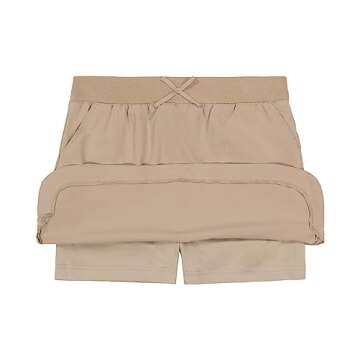 Nautica Girls' Scooter Skirt with Undershorts & Pockets